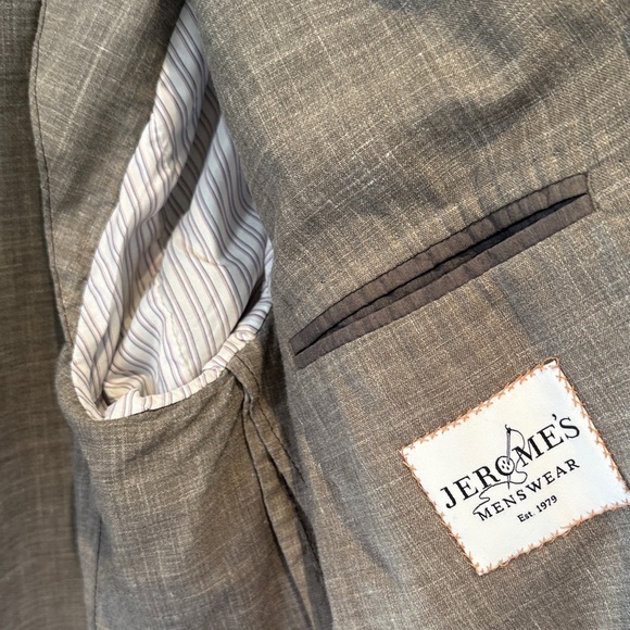 Luigi Bianchi Mantova Charcoal Blazer - Picture 6 of 8